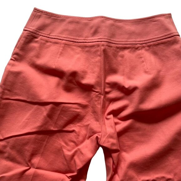 Womens Eric Chino Cropped Pants Peach Pink Pedal Pushers Size 6 u - Picture 4 of 6